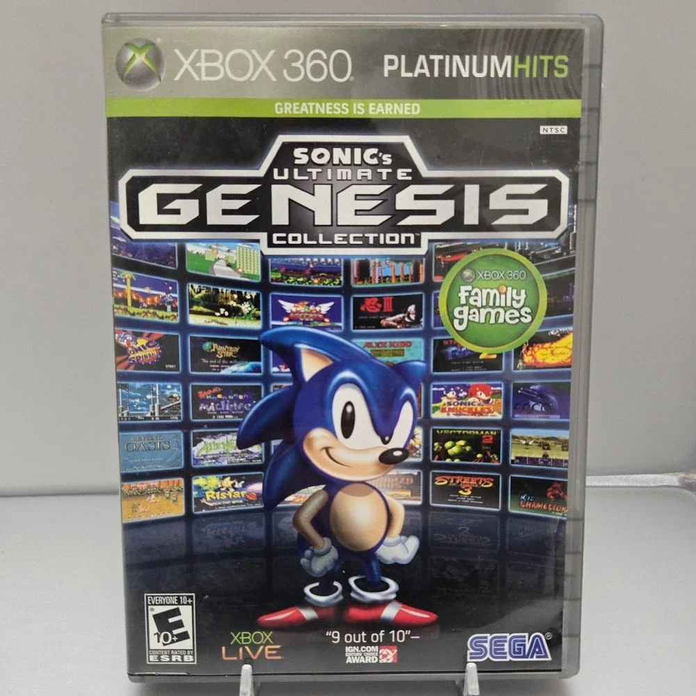 Sonic's Ultimate Genesis Collection - Xbox 360 - Complete CIB Platinum Hits